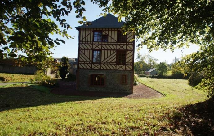Saint-Samson-de-Bonfossé Le Manoir Des Arts Bed & Breakfast エクステリア 写真