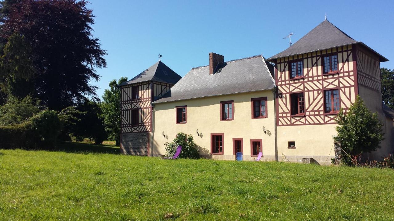 Saint-Samson-de-Bonfossé Le Manoir Des Arts Bed & Breakfast エクステリア 写真