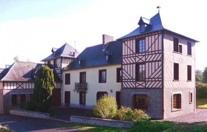 Saint-Samson-de-Bonfossé Le Manoir Des Arts Bed & Breakfast エクステリア 写真